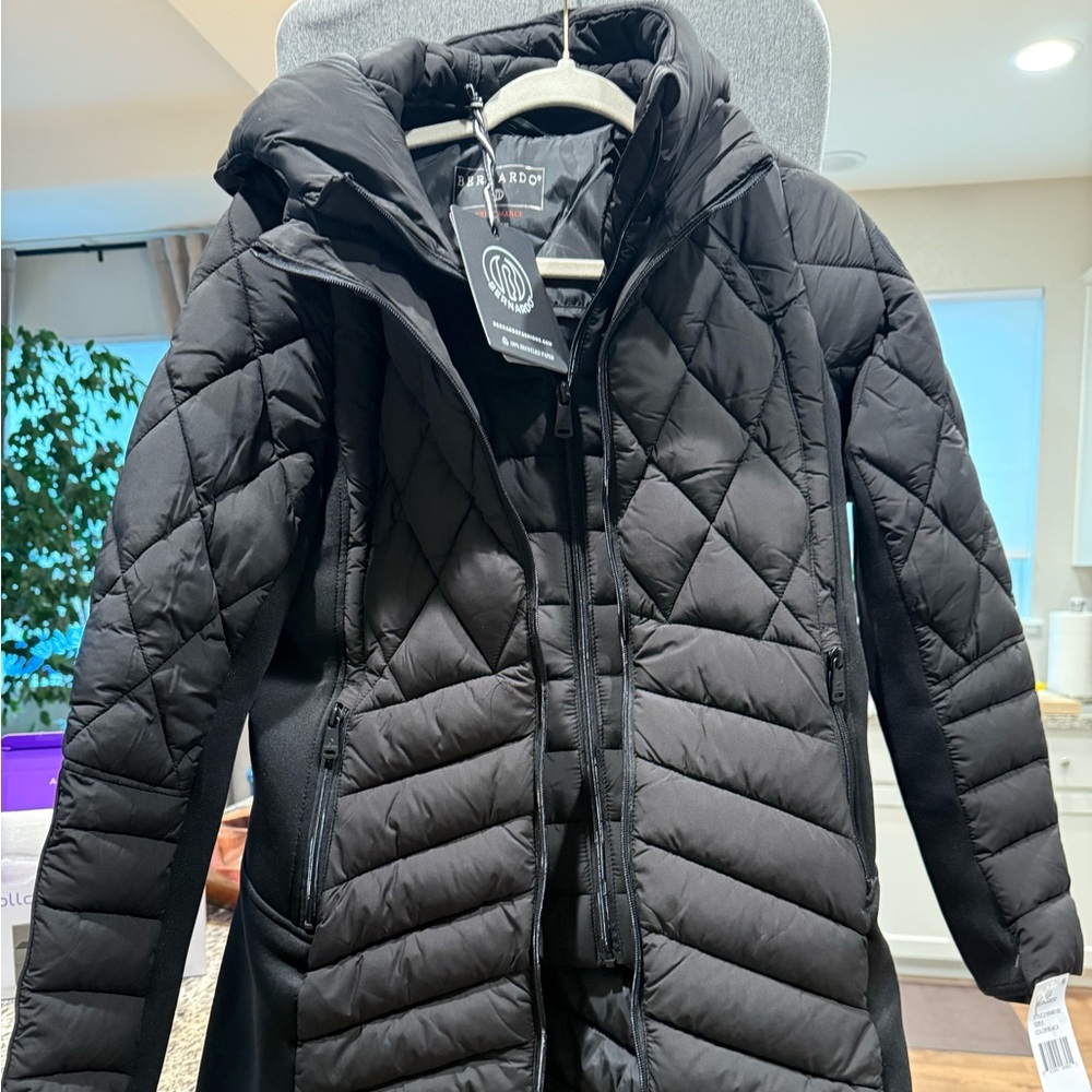 Bernardo black puffer jacket